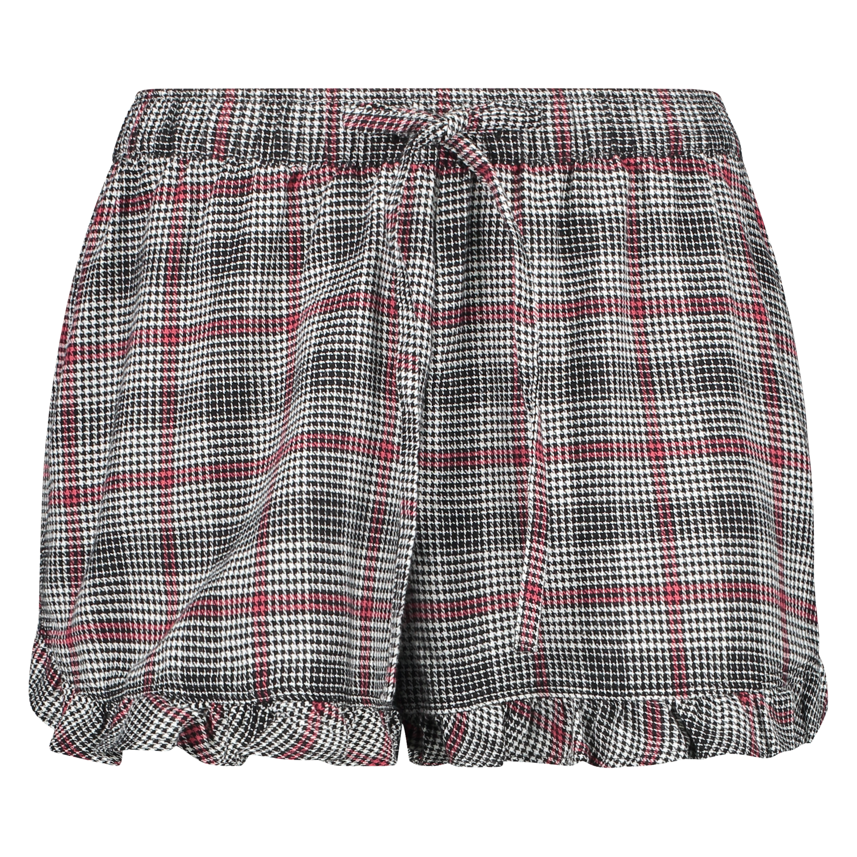 Pantal&oacute;n de pijama corto Twill Check, Gris, main