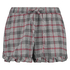 Pantal&oacute;n de pijama corto Twill Check, Gris