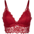 Bralette triangular Marianna, Rojo