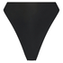 Braguita de bikini de tiro alto Sicily, Negro