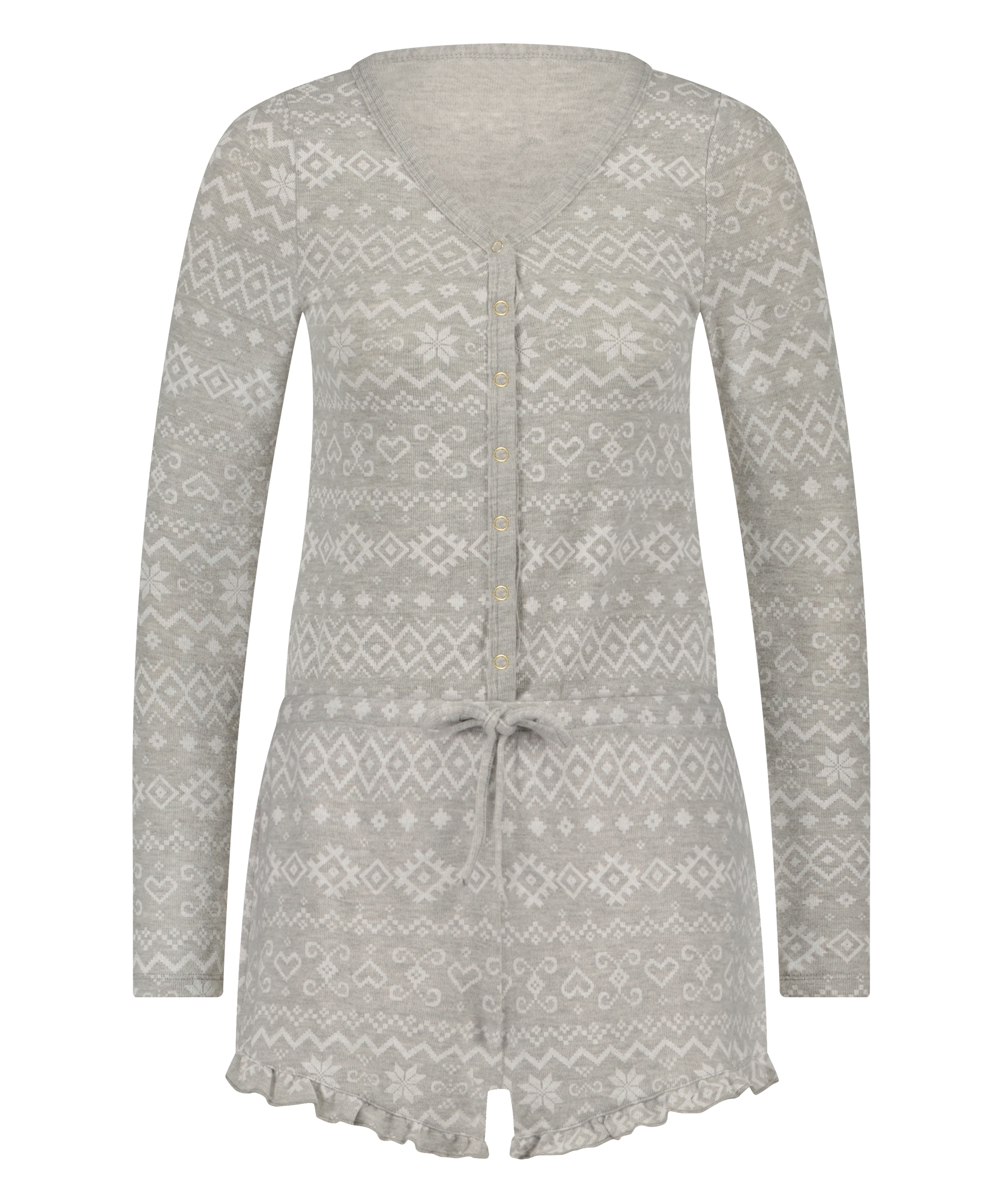 Mono corto peinado, Gris, main