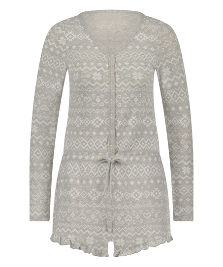 Mono corto peinado, Gris