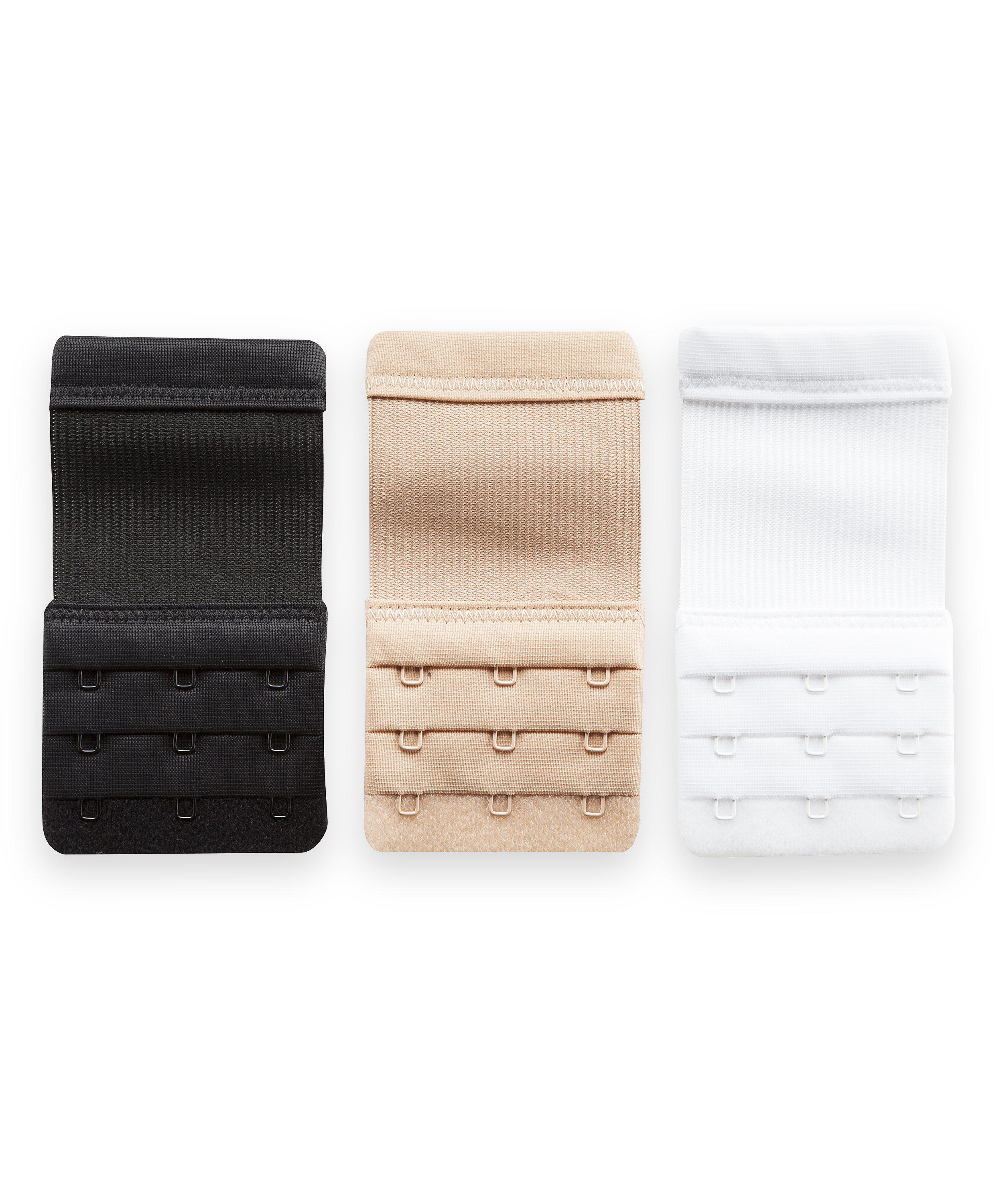 Pack de 3 extensores de sujetador, Blanco, main