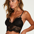 Bralette Longline Donatella, Negro