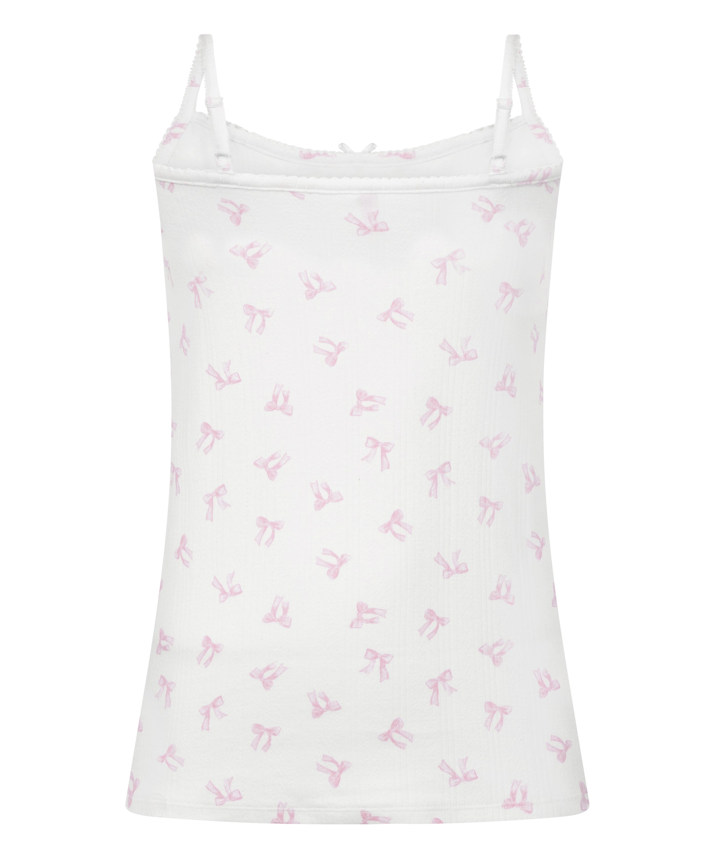 Camisola en pointelle, Blanco, main