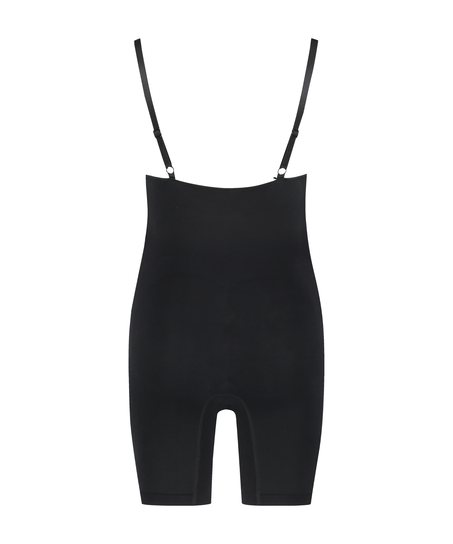 Bodi sin costuras para muslos más delgados, Negro