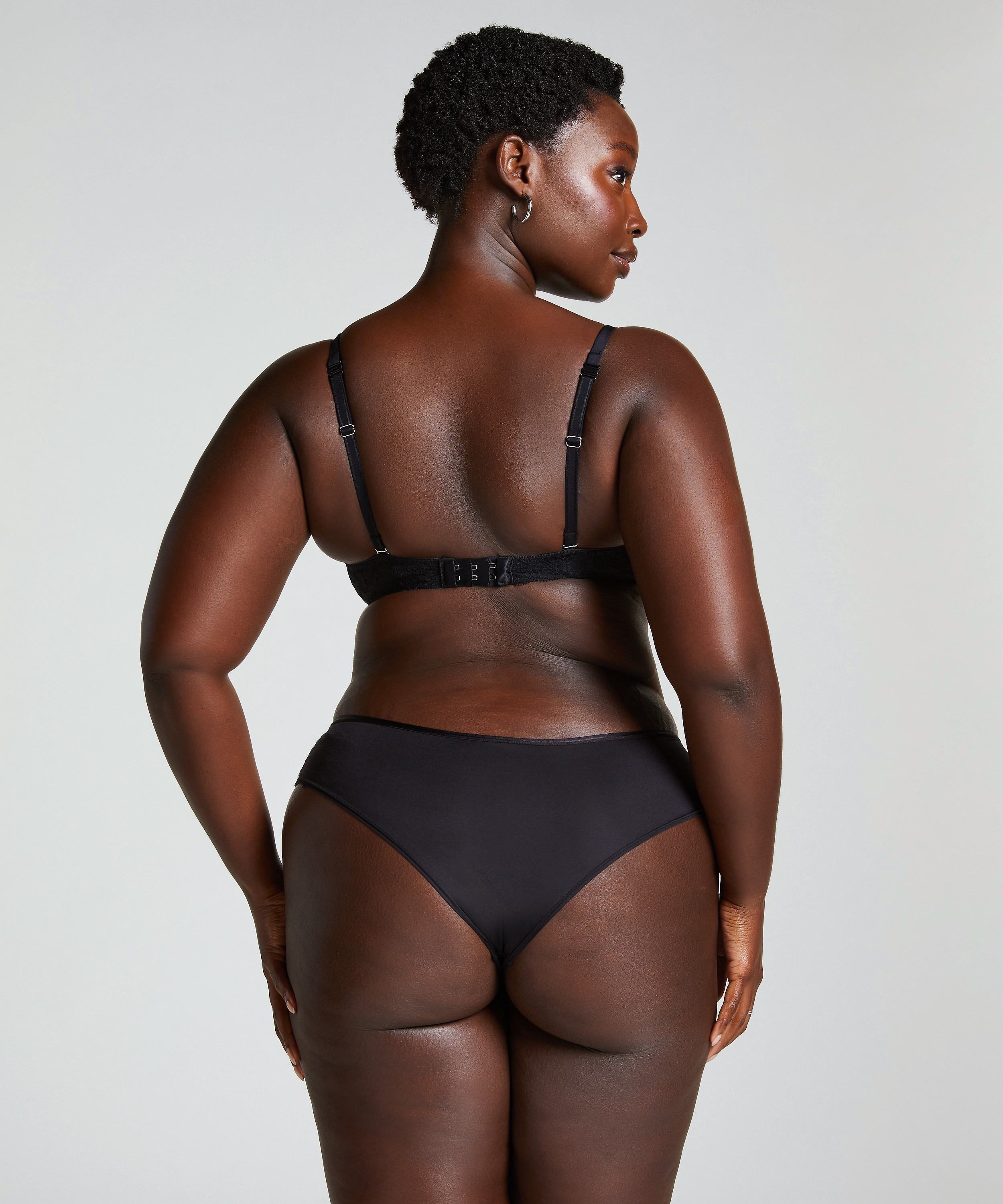 Sujetador push-up de aros preformado Angie, Negro, main