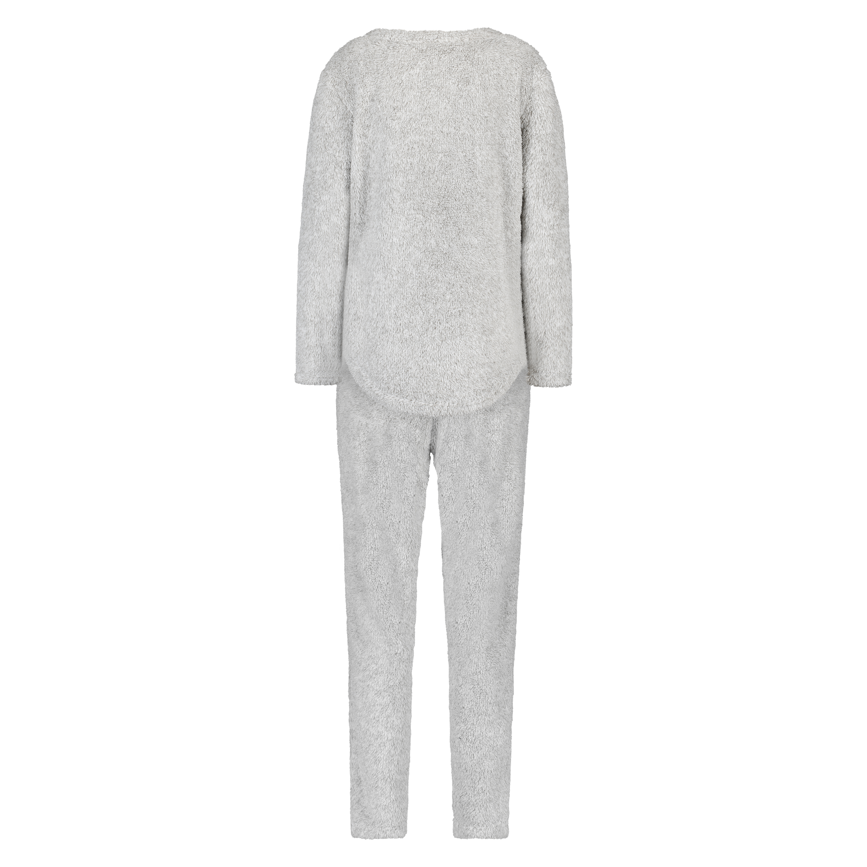 PJ Fleece Fairisle, Gris, main