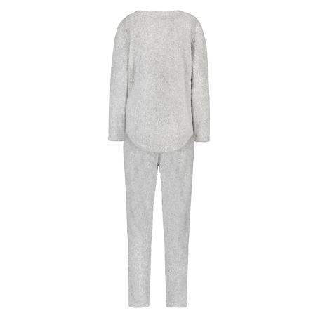 PJ Fleece Fairisle, Gris