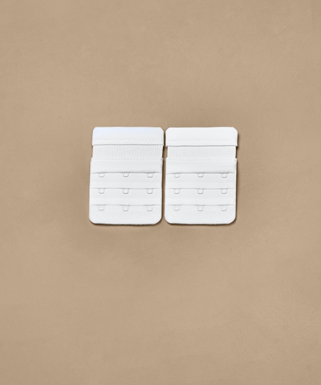 Pack de 2 extensores de sujetador, Blanco