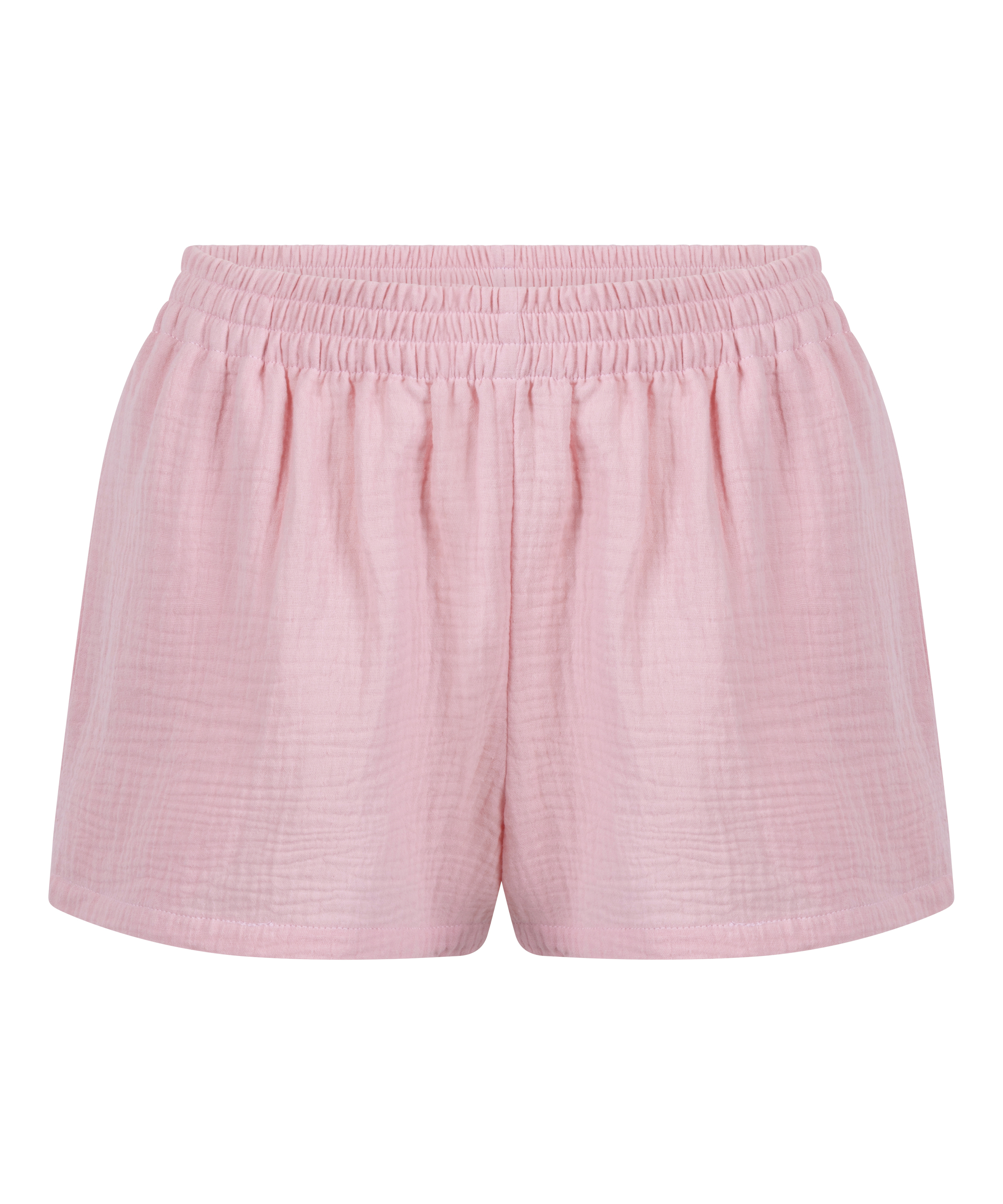 Short de muselina, Rosa, main