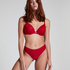 Invisible Tanga Lace Back, Rojo