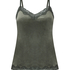Camiseta top Velours Lace, Verde