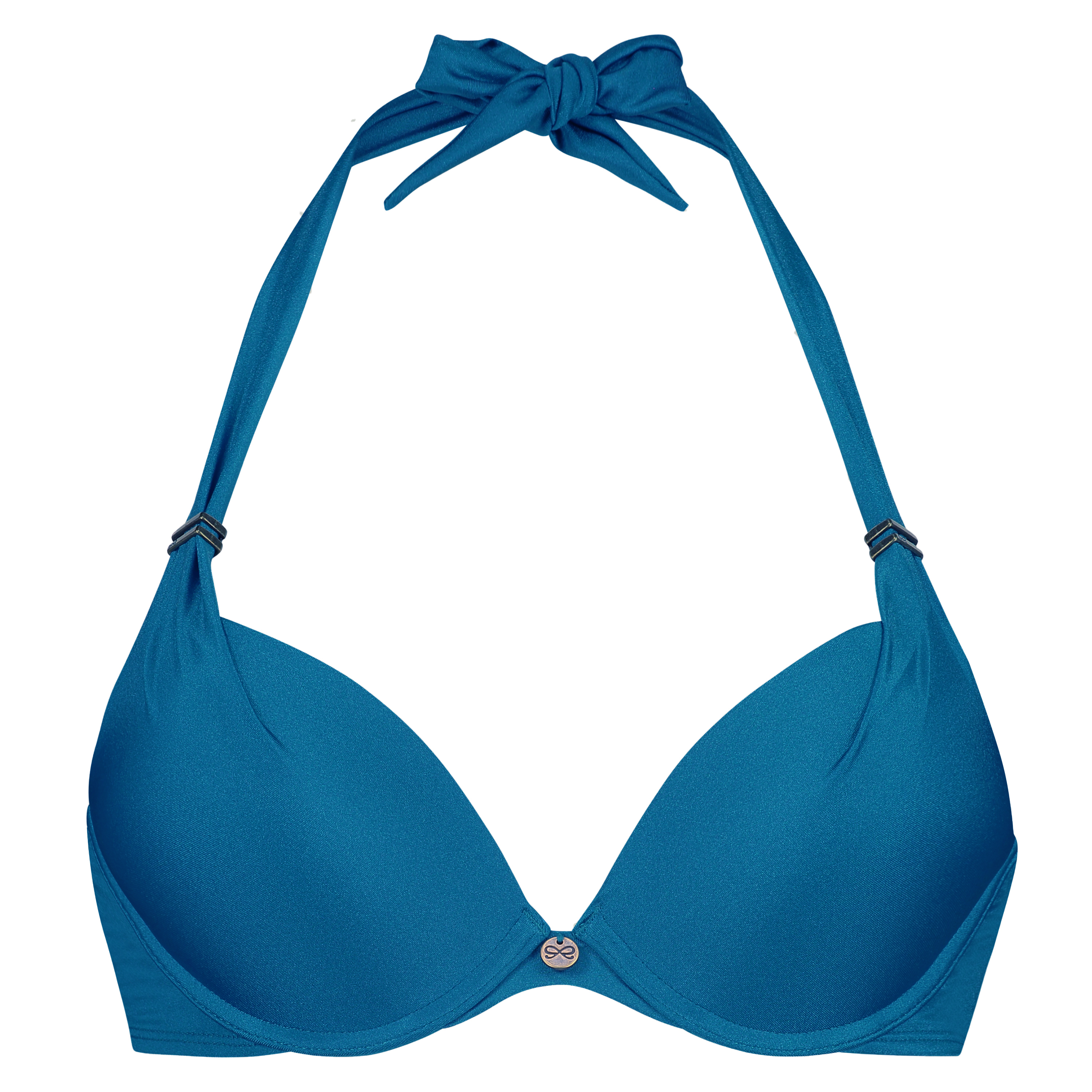 Top de bikini push-up preformado Sunset Dream Copa A - E, Azul, main