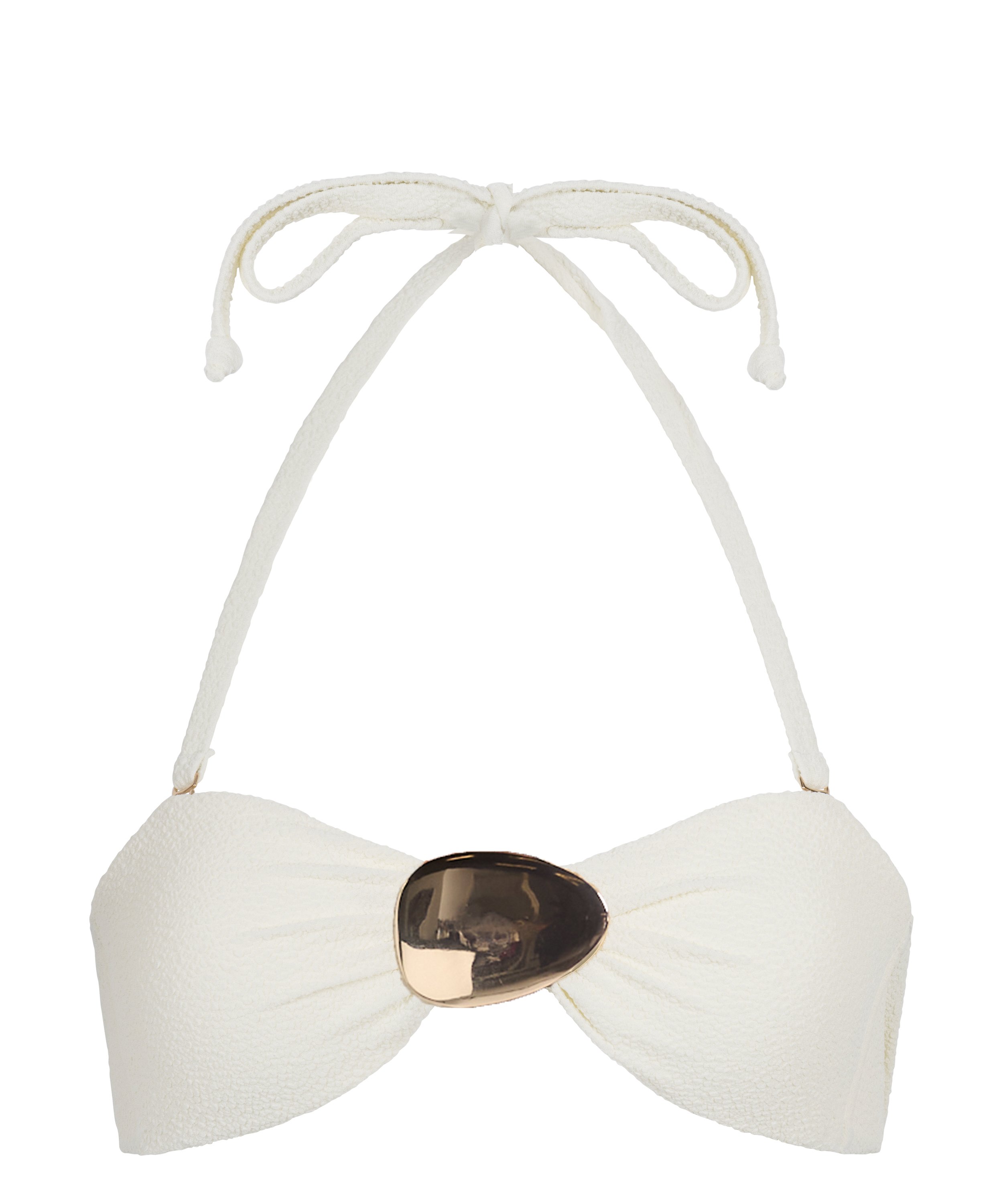 Top de bikini bandeau Cabo, Blanco, main