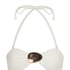 Top de bikini bandeau Cabo, Blanco