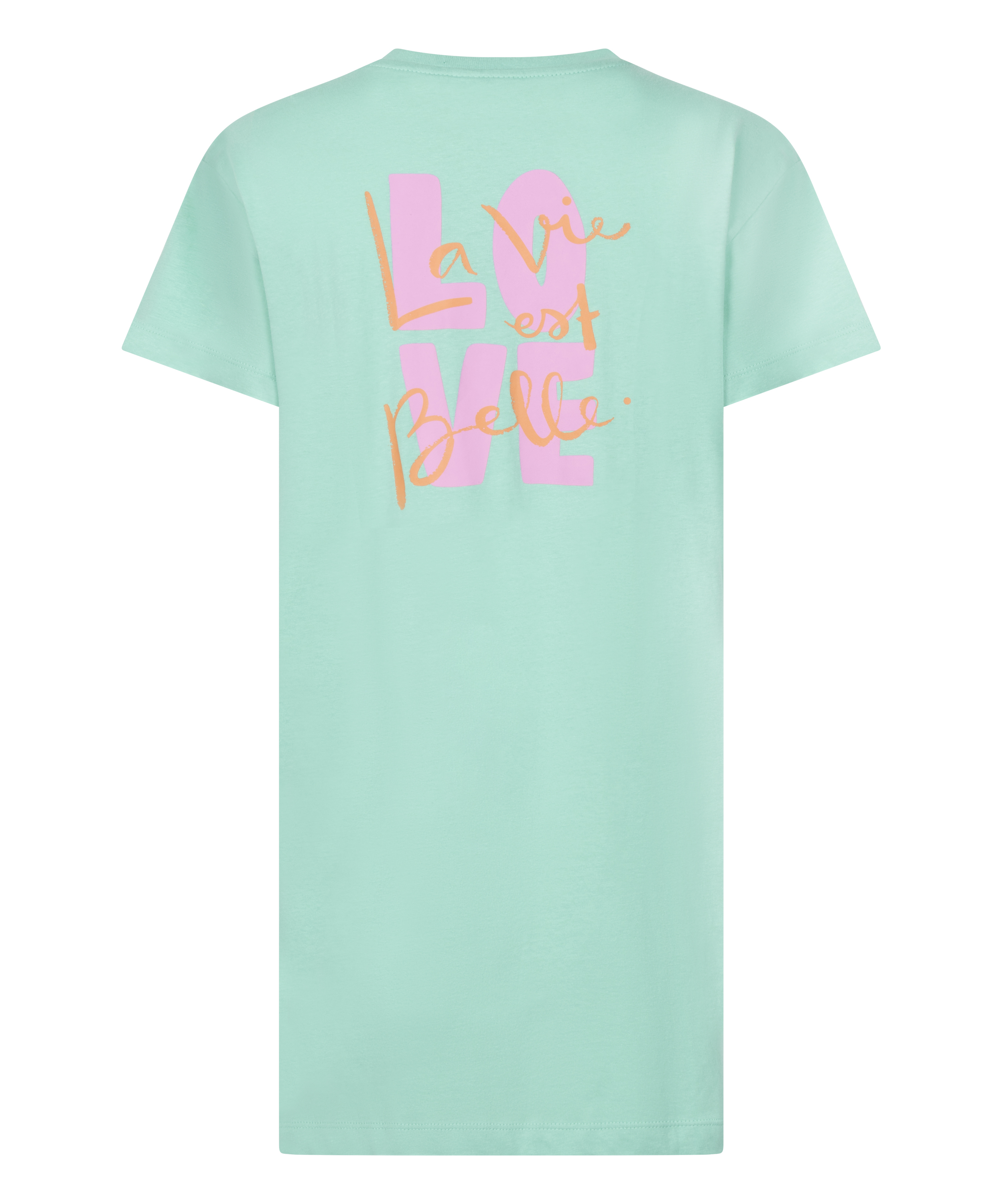 Camisón de escote redondo, Verde, main