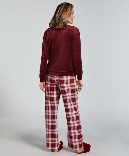 Conjunto de pijama Velours, Morado