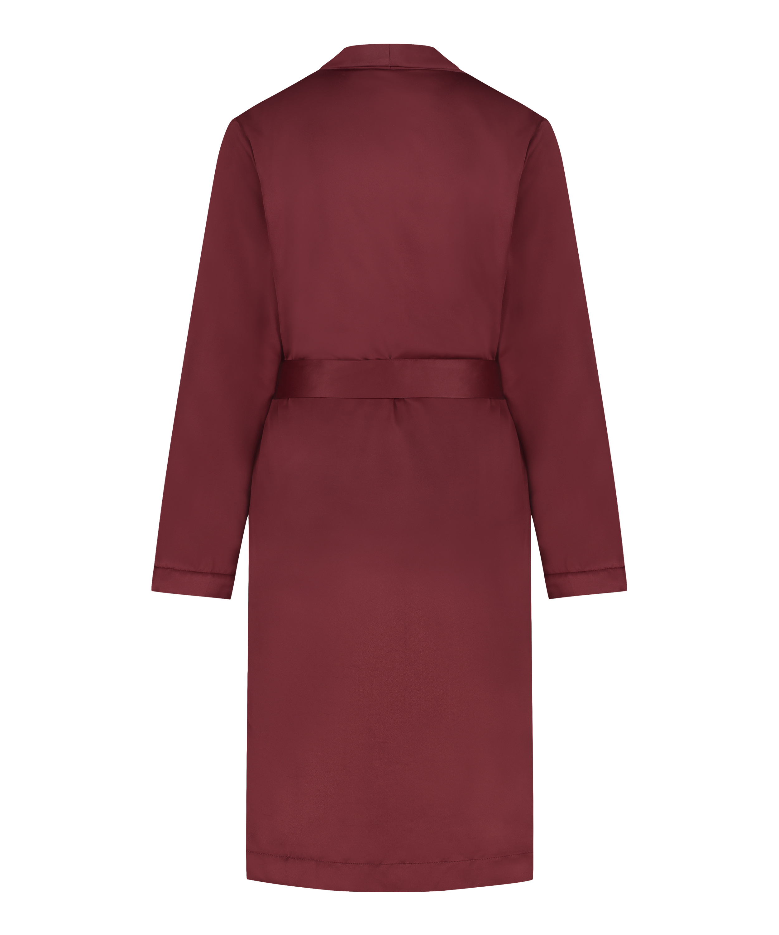 Albornoz de vellón y satén, Rojo, main