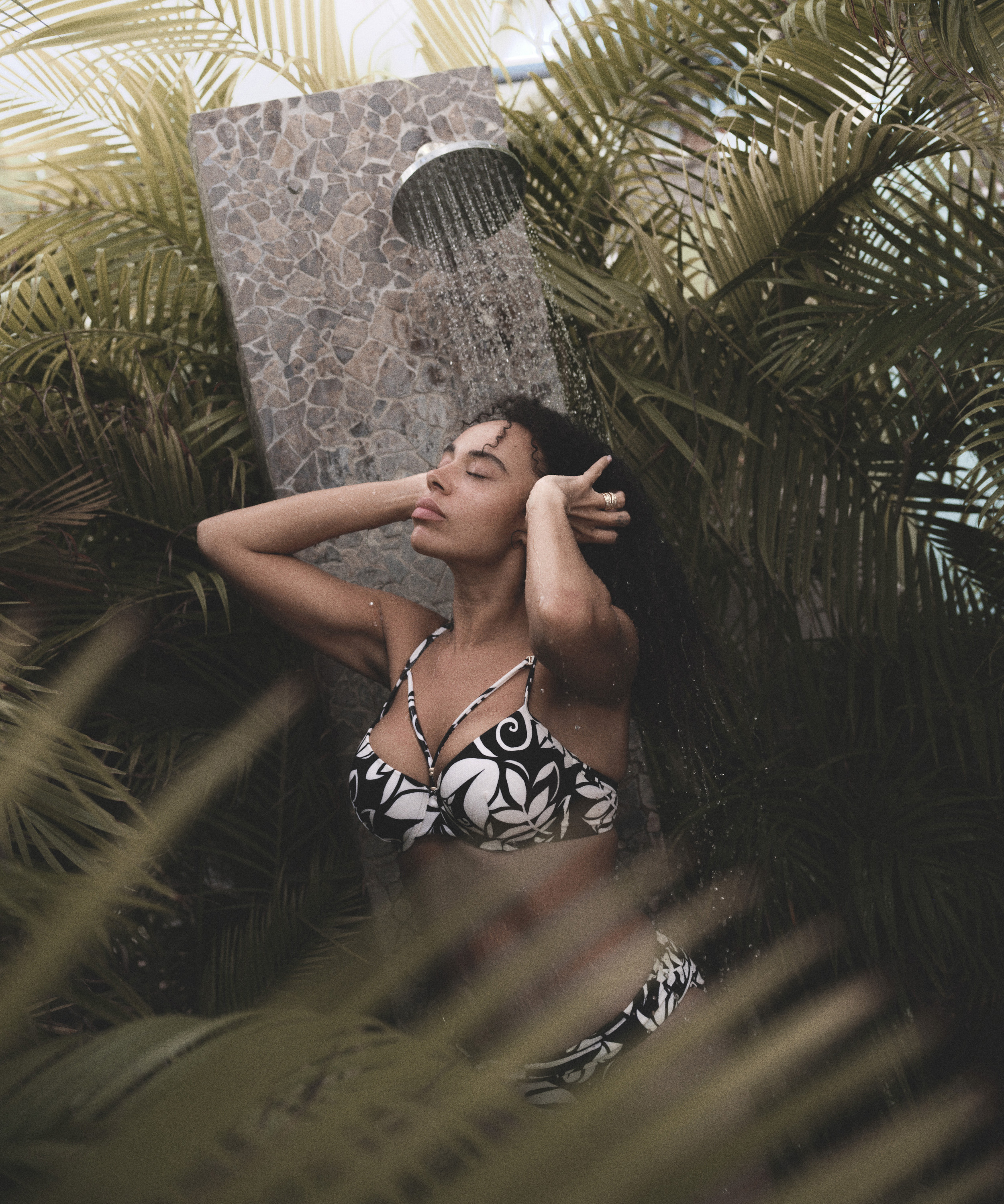 Top de bikini Mauritius, Negro, main