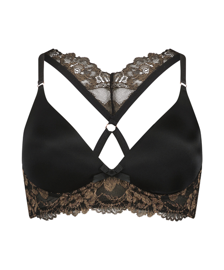 Sujetador acolchado sin aros Lexi, Negro