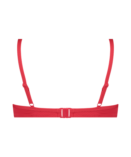 Top de bikini no preformado Lunares, Rosa