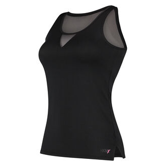 Camiseta sin mangas de corte regular de HKMX, Negro