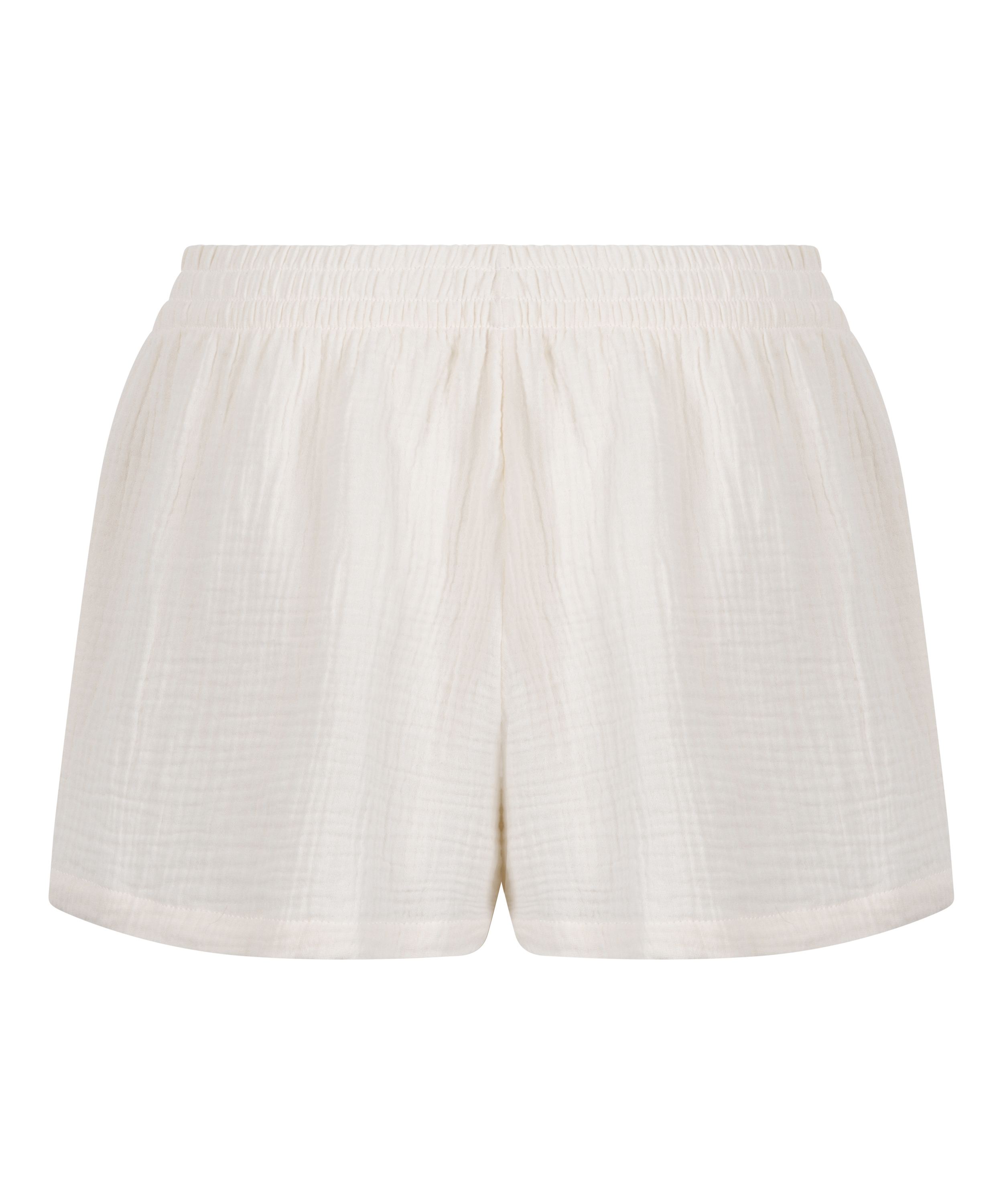Short de muselina, Blanco, main