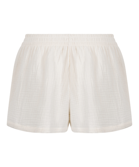 Short de muselina, Blanco