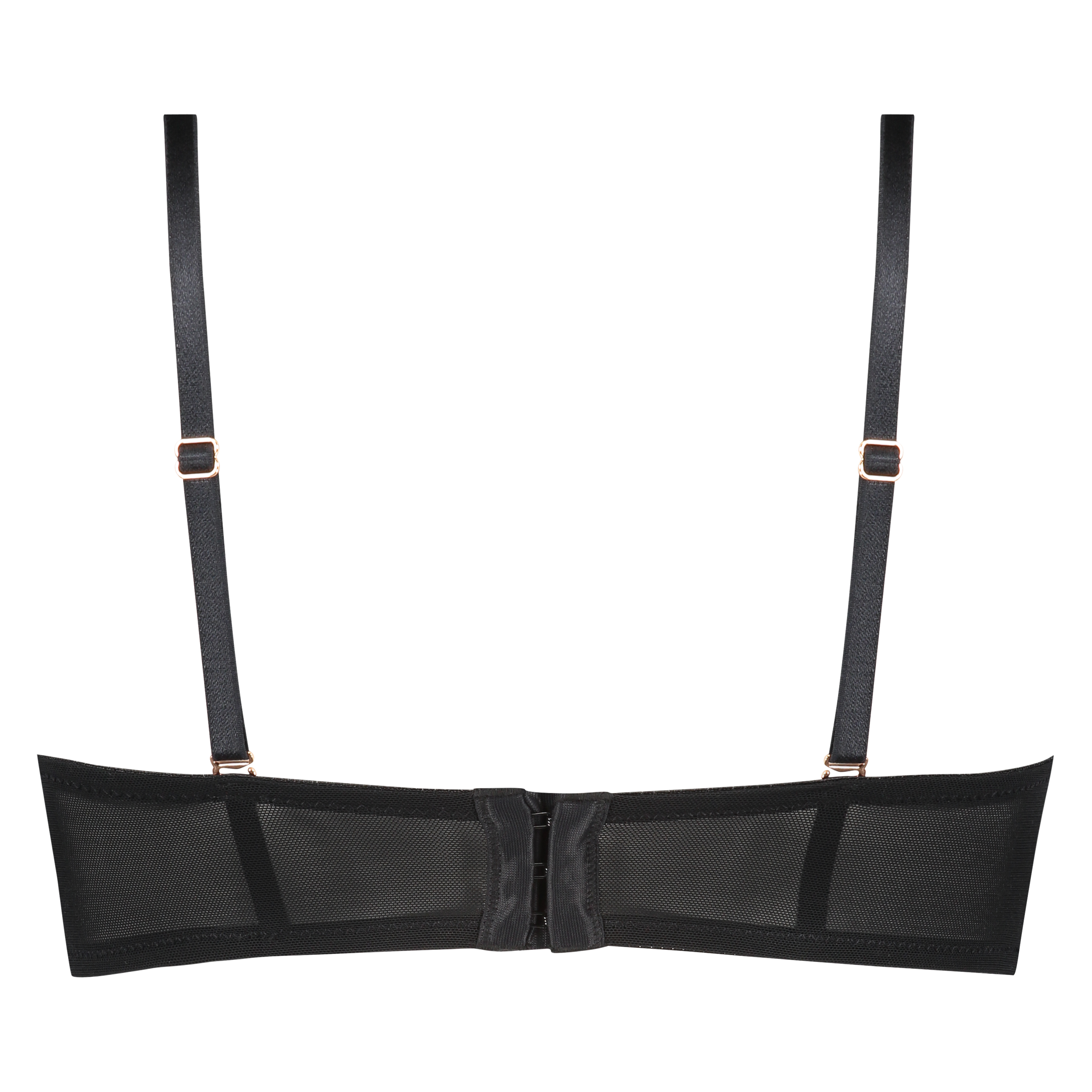 Sujetador de aros preformado sin tirantes Mara, Negro, main