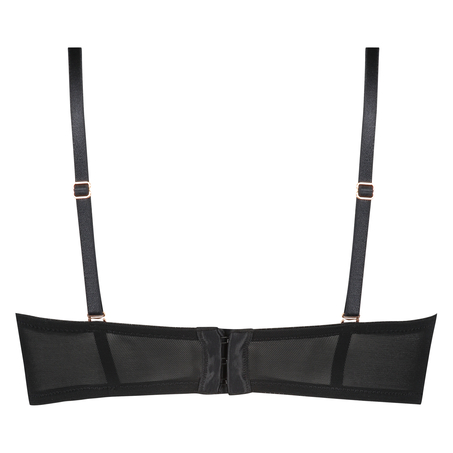 Sujetador de aros preformado sin tirantes Mara, Negro