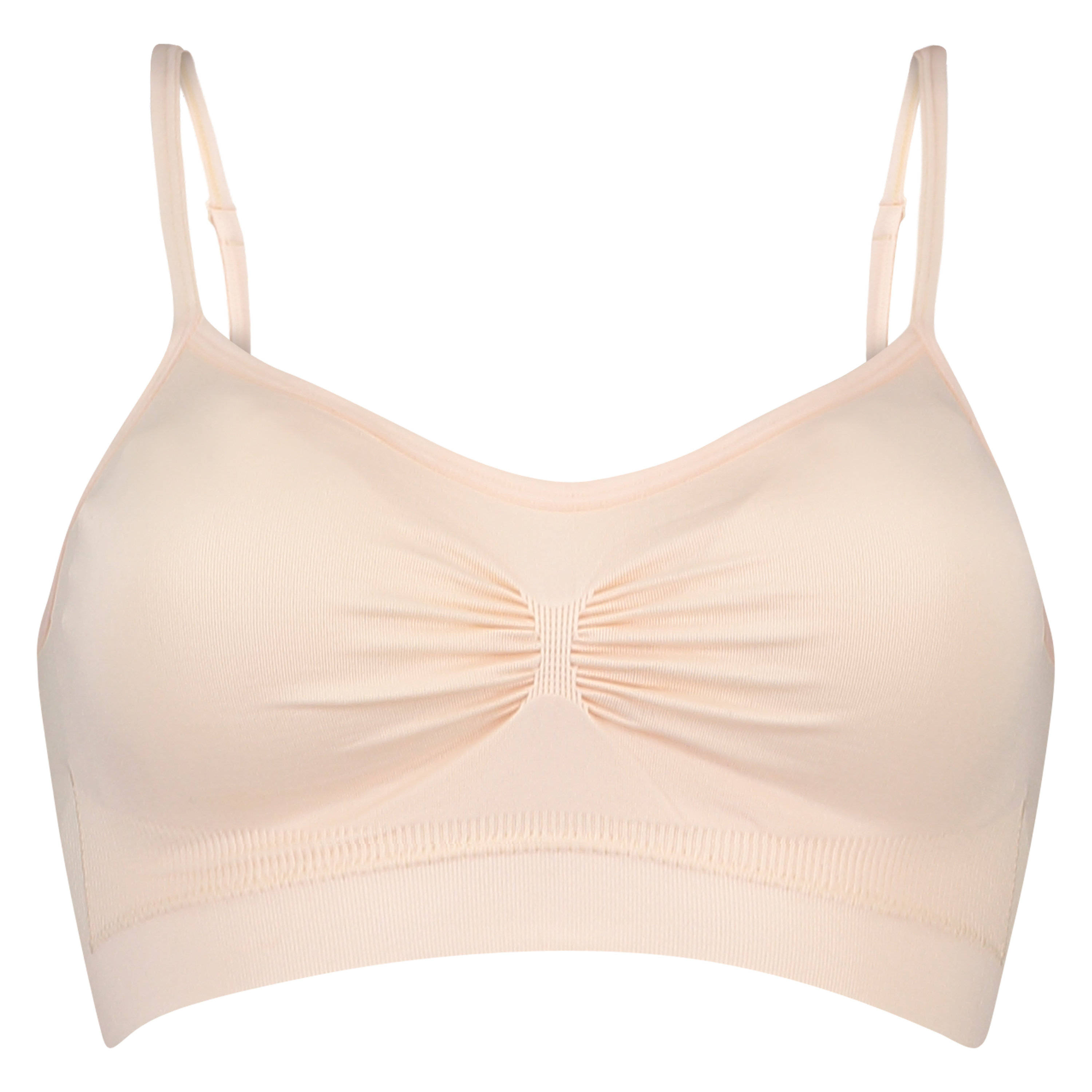 Strappy top sin costuras, Beige, main