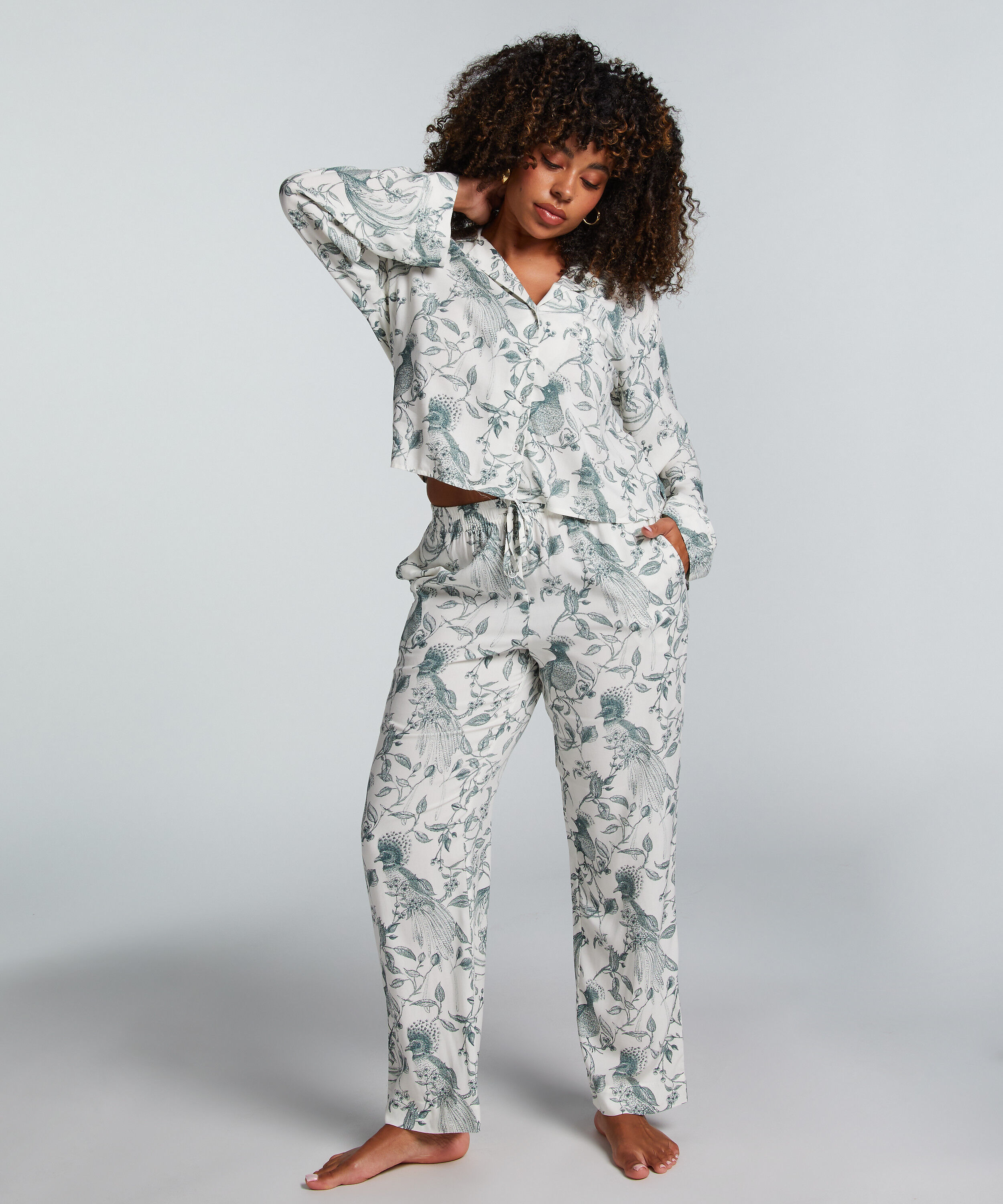 Petite pantalón de pijama, Blanco