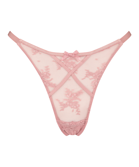 Tanga de tiro alto Briana, Morado