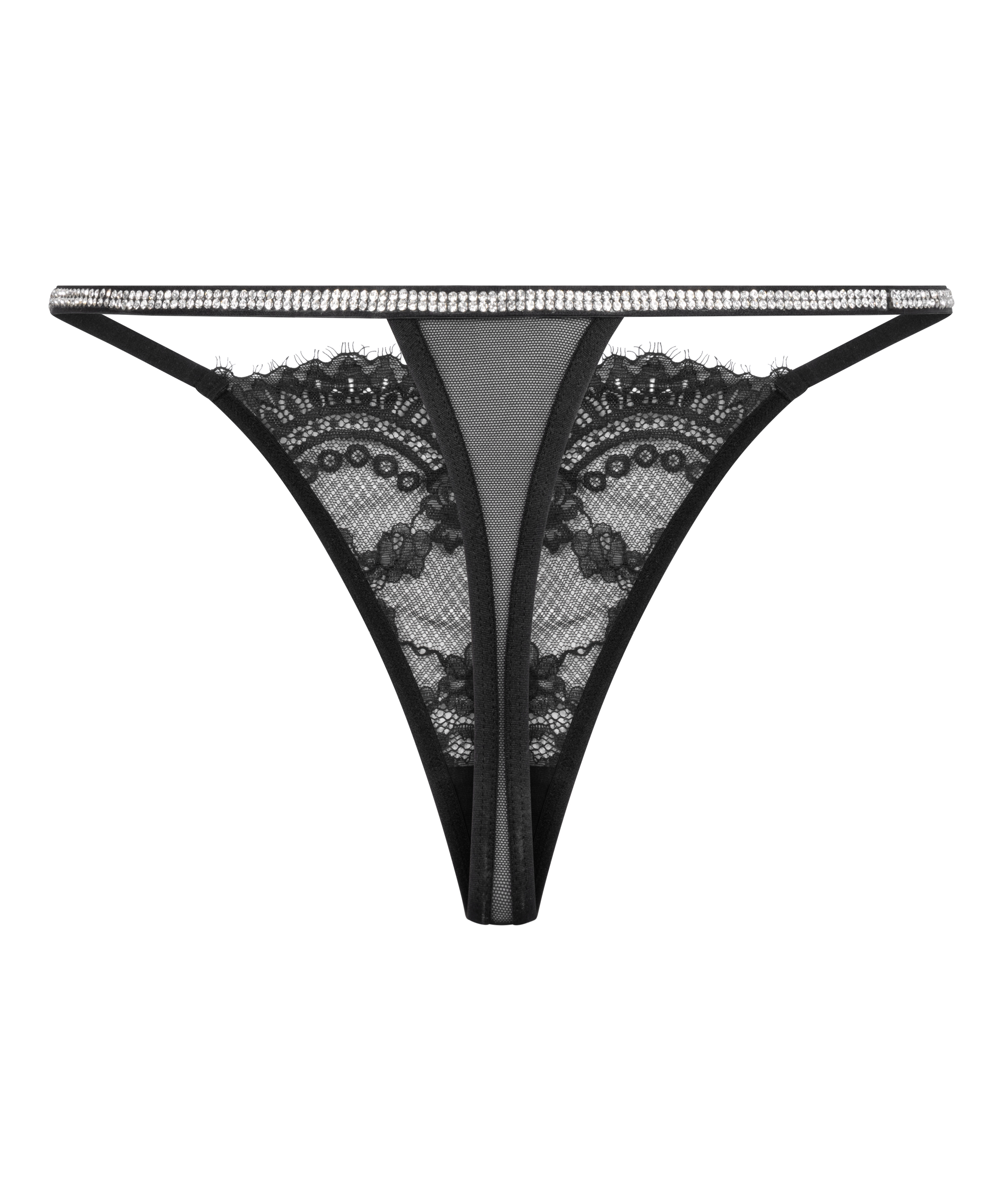 Tanga de pernera alta Odette, Negro, main