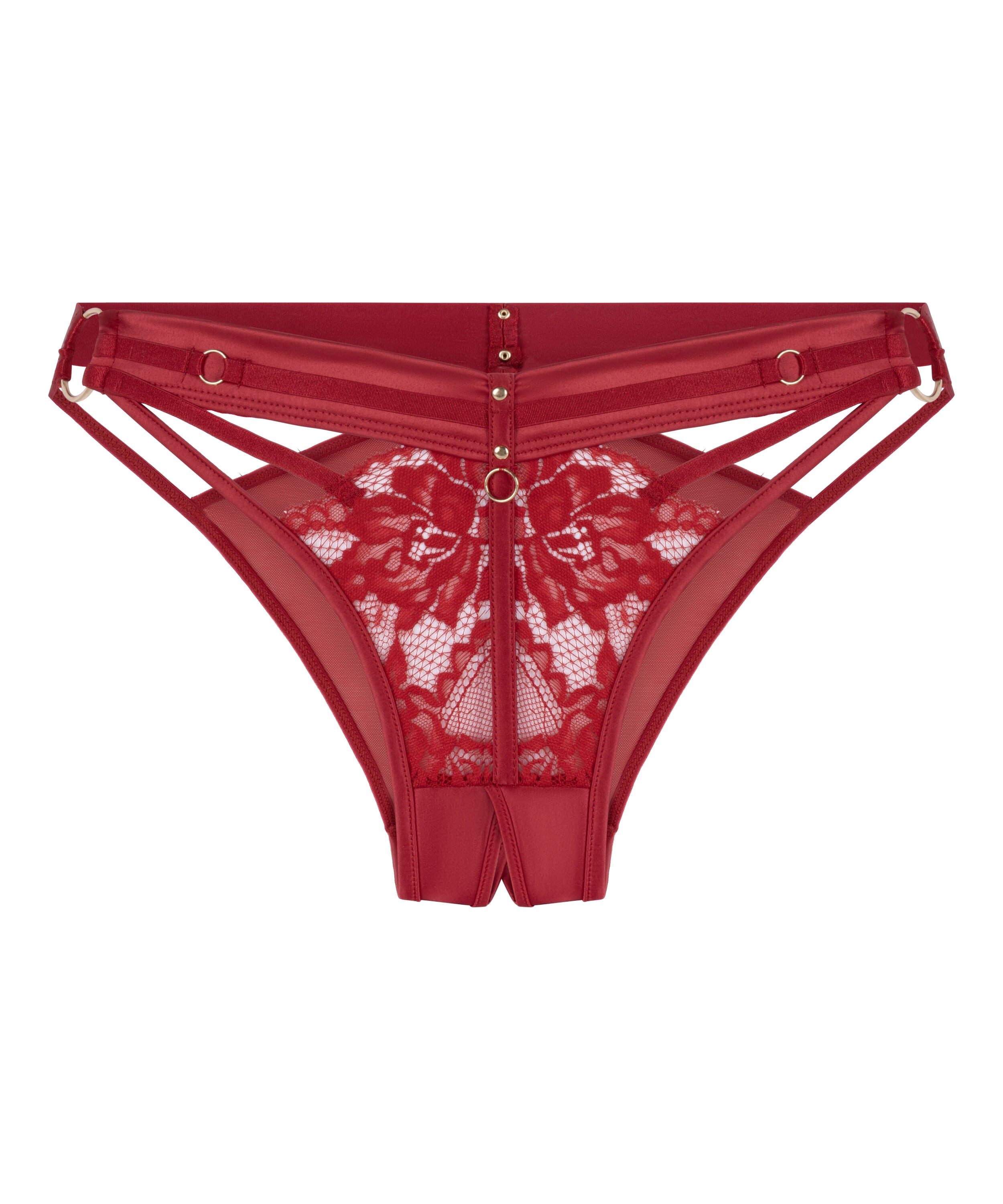 Brasileña de entrepierna abierta Emmeline, Rojo