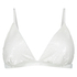 Top de bikini triangular Pride, Blanco
