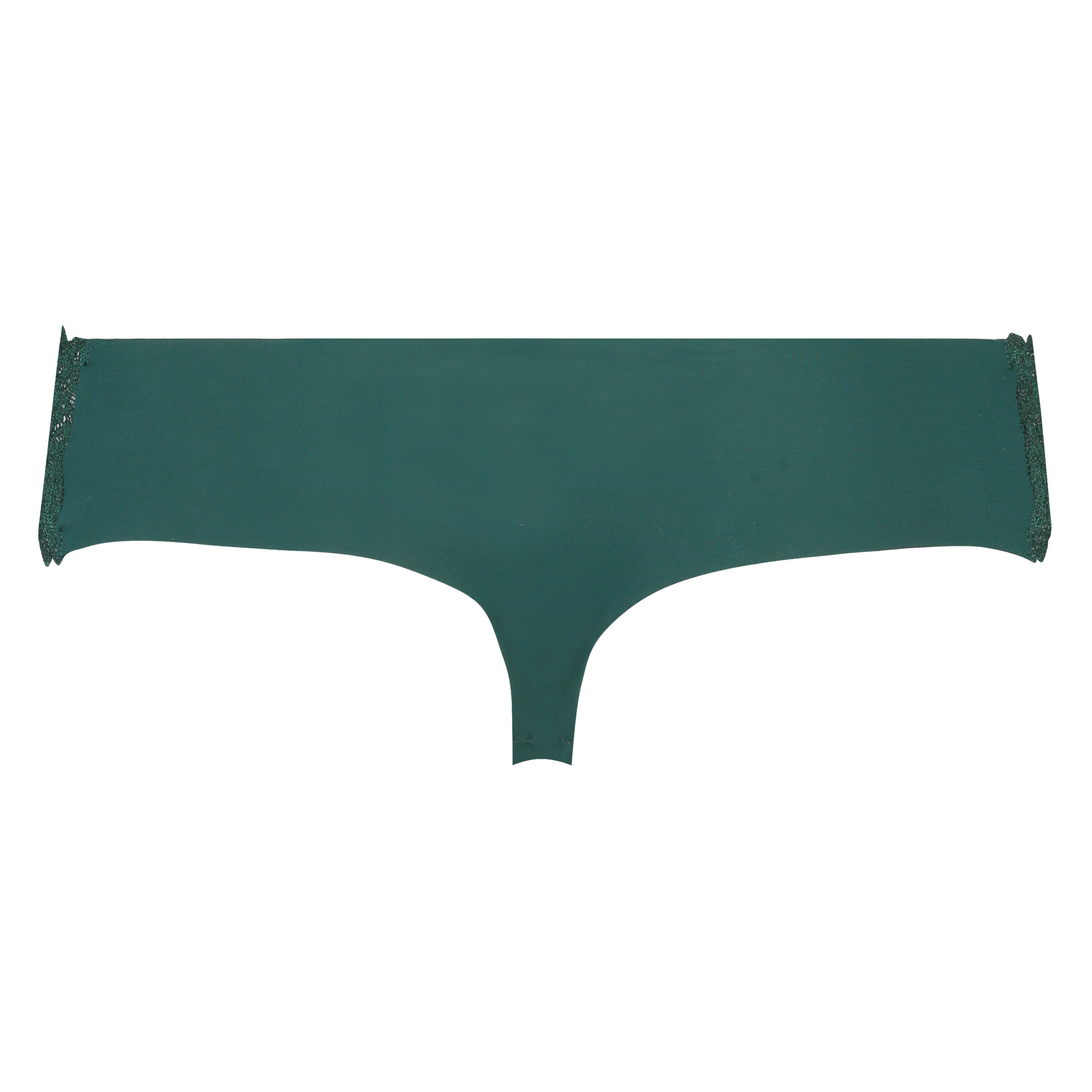 Tanga invisible de encaje, Verde, main