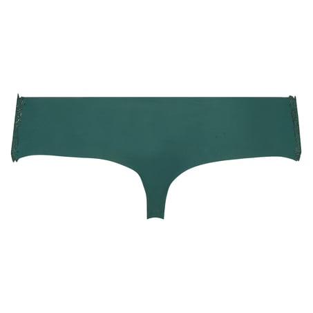 Tanga invisible de encaje, Verde