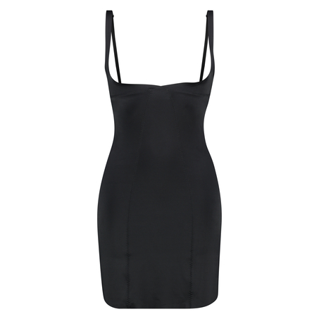 Vestido scuba moldeador, Negro