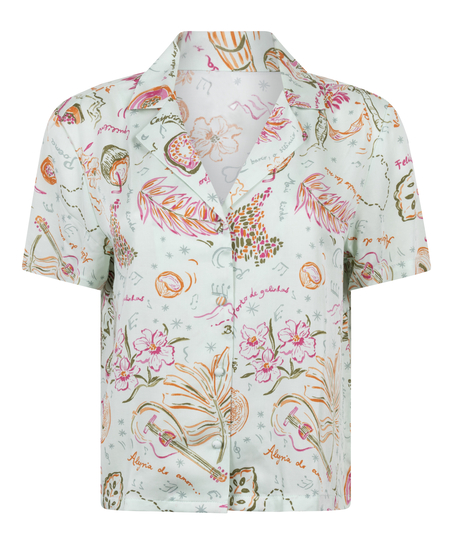 Chaqueta de sat&eacute;n, Verde