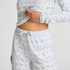 Conjunto de pijama de punto Fairisle, Azul