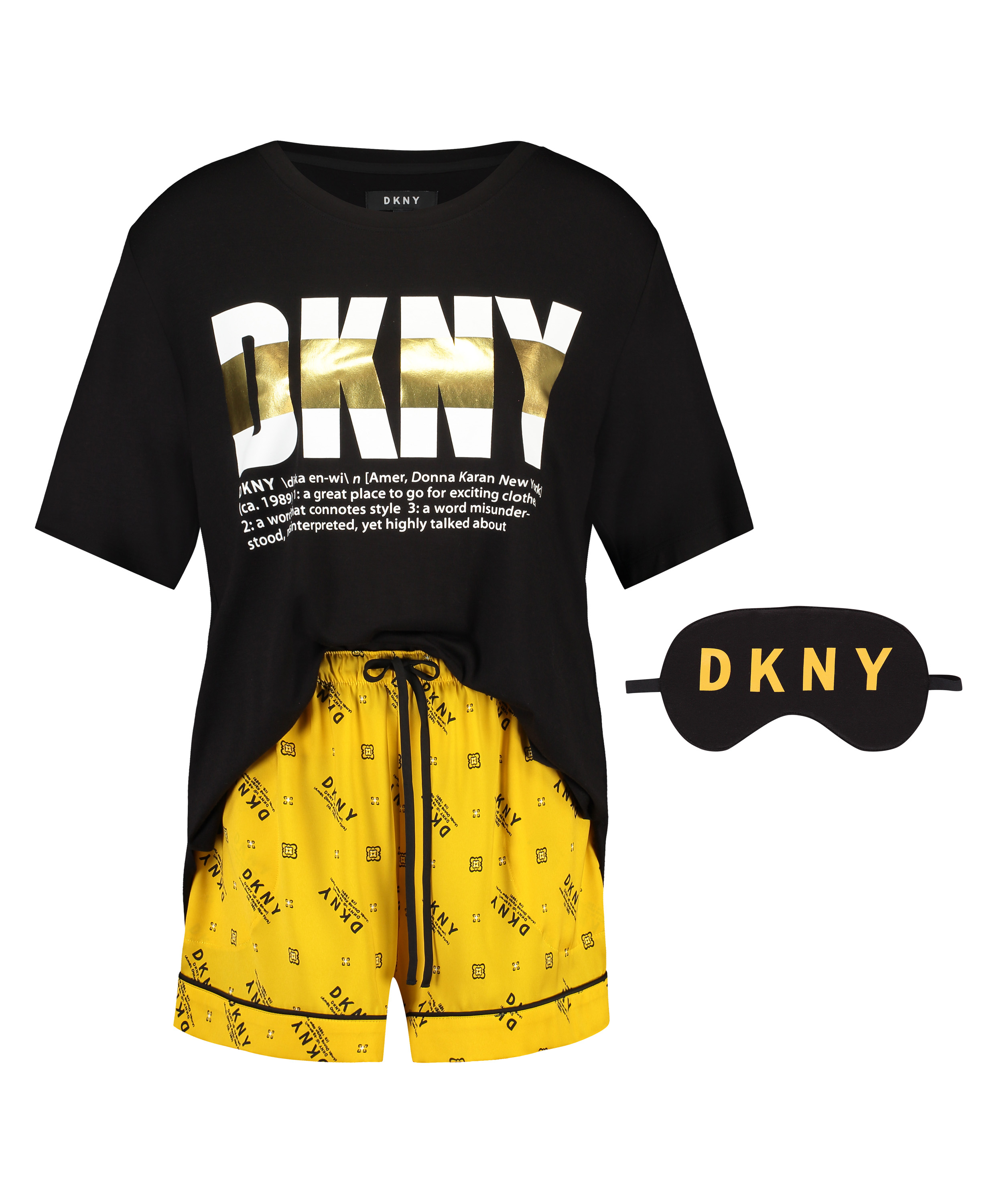Conjunto de pijama DKNY, Amarillo, main