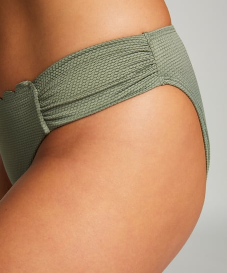 Braguita de Bikini Rio Scallop, Verde