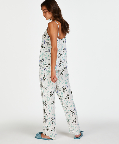 Cami de hojas prensadas, Blanco