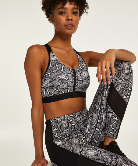 HKMX Sujetador deportivo The Pro Level 3, Blanco