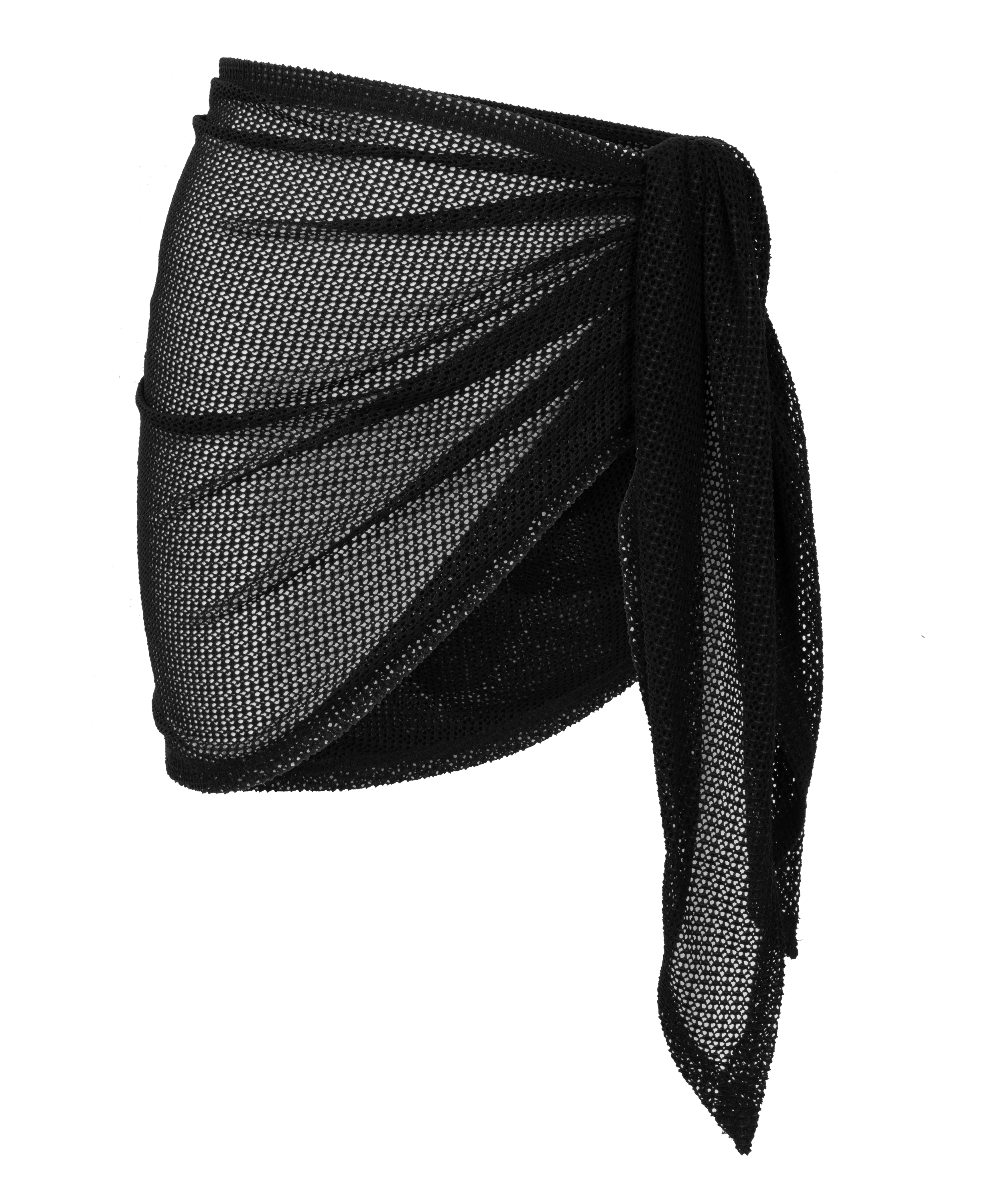 Pareo de punto playero, Negro, main