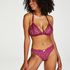 Bralette triangular preformado Rose, Morado