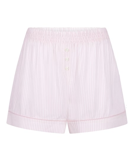 Pantalones cortos de pijama tejidos, Rosa