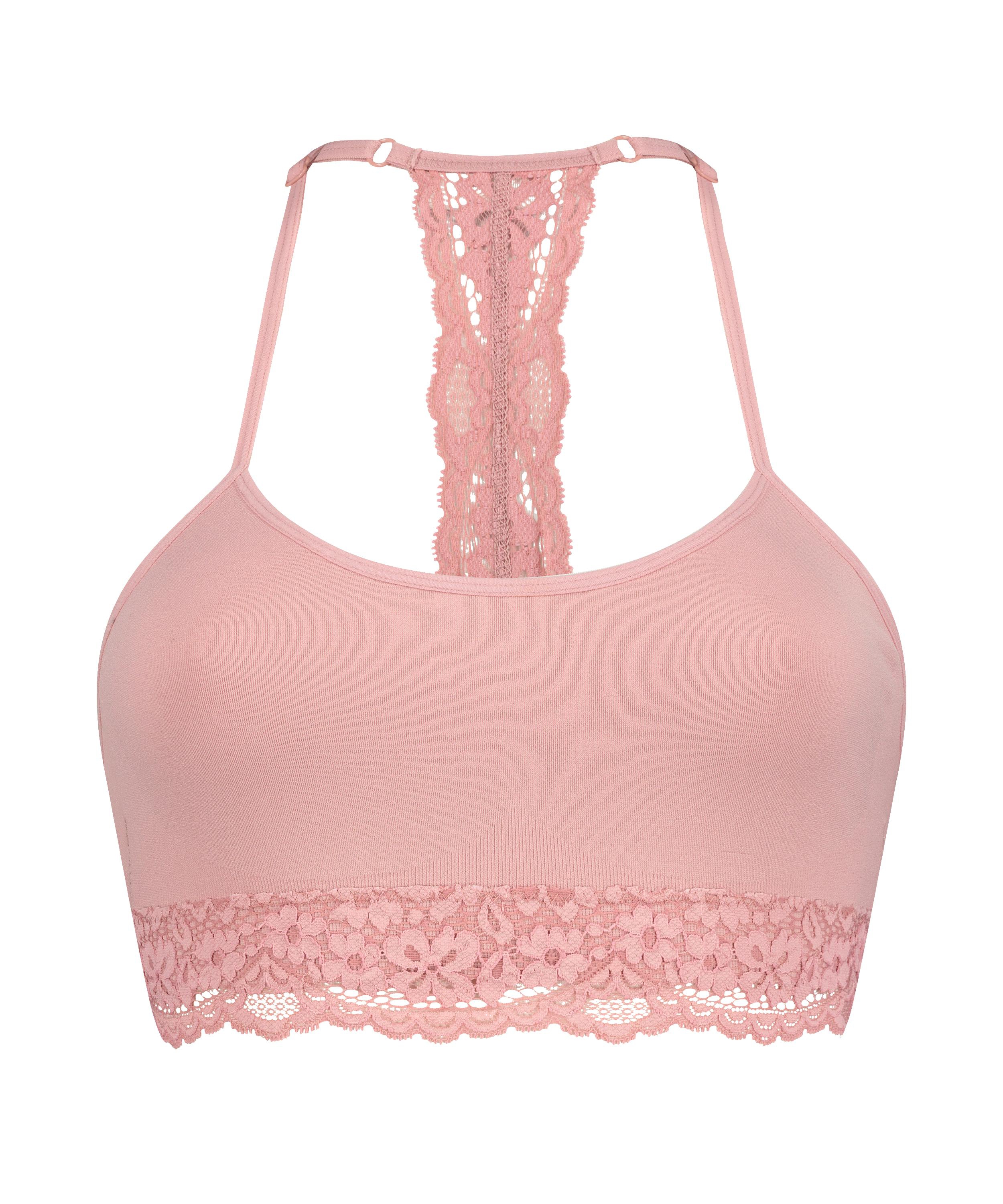 Bralette sin costuras Marine, Rosa, main